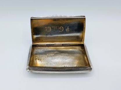 Zilveren tabaksdoos, A. Mopman, Schoonhoven, 1830