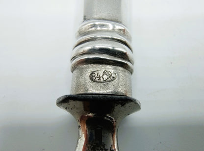 Kaasmes met zilveren heft, A.G. Berg, Riga, 1899