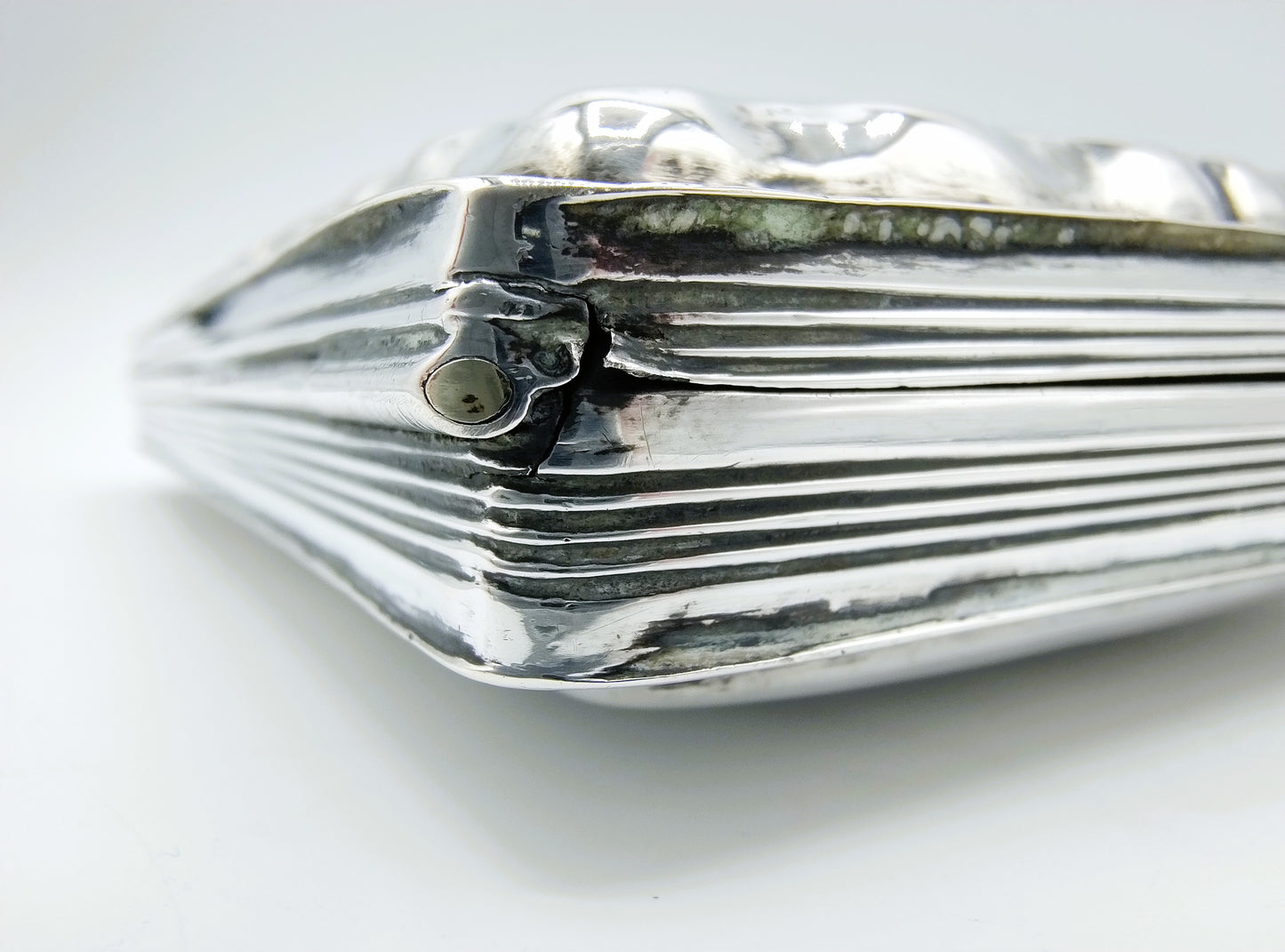 Silver tobacco box, C. Monteban, Schoonhoven, 1869