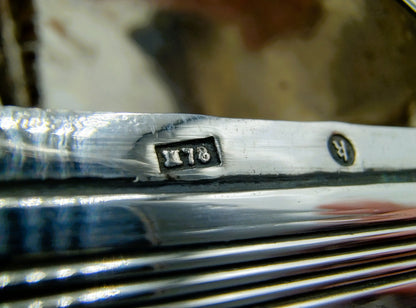 Silver tobacco box, C. Monteban, Schoonhoven, 1869