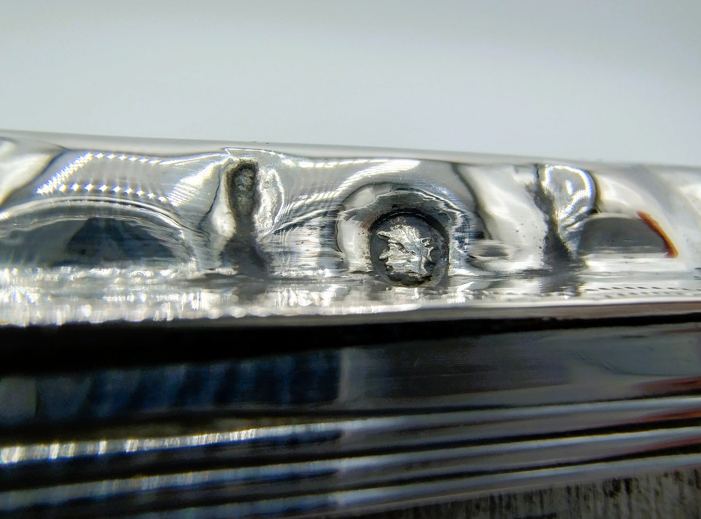 Silver tobacco box, C. Monteban, Schoonhoven, 1869