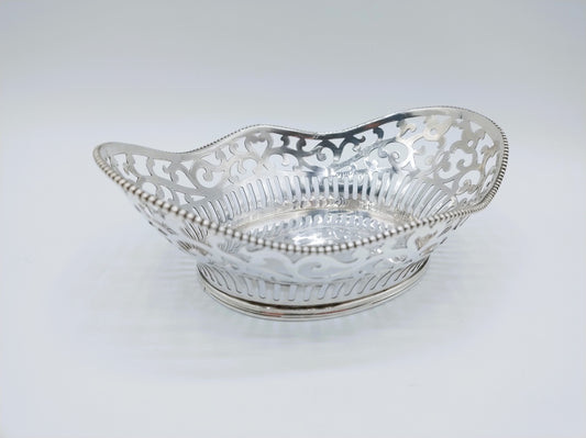 Zilveren bonbonmandje, ca. 1930