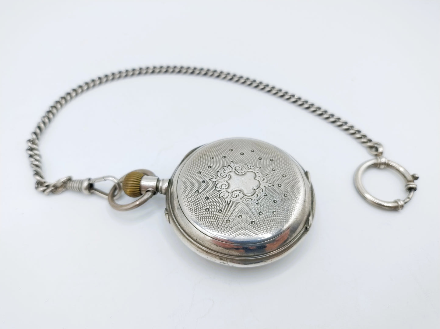 Zilveren zakhorloge aan zilveren horlogeketting, Duitsland