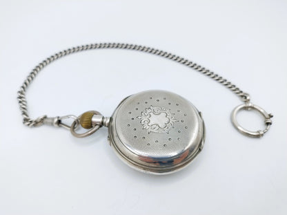 Zilveren zakhorloge aan zilveren horlogeketting, Duitsland