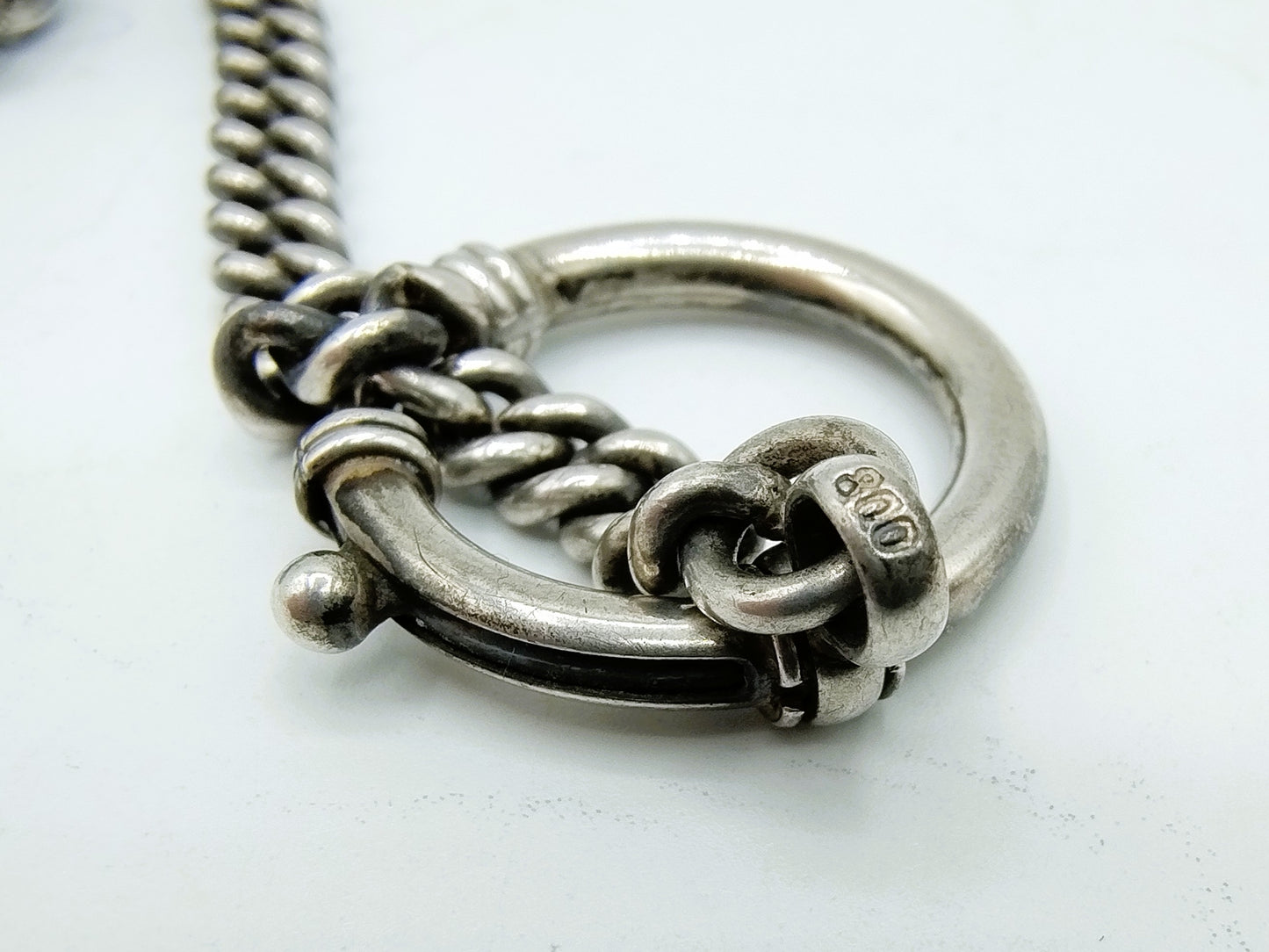 Zilveren zakhorloge aan zilveren horlogeketting, Duitsland