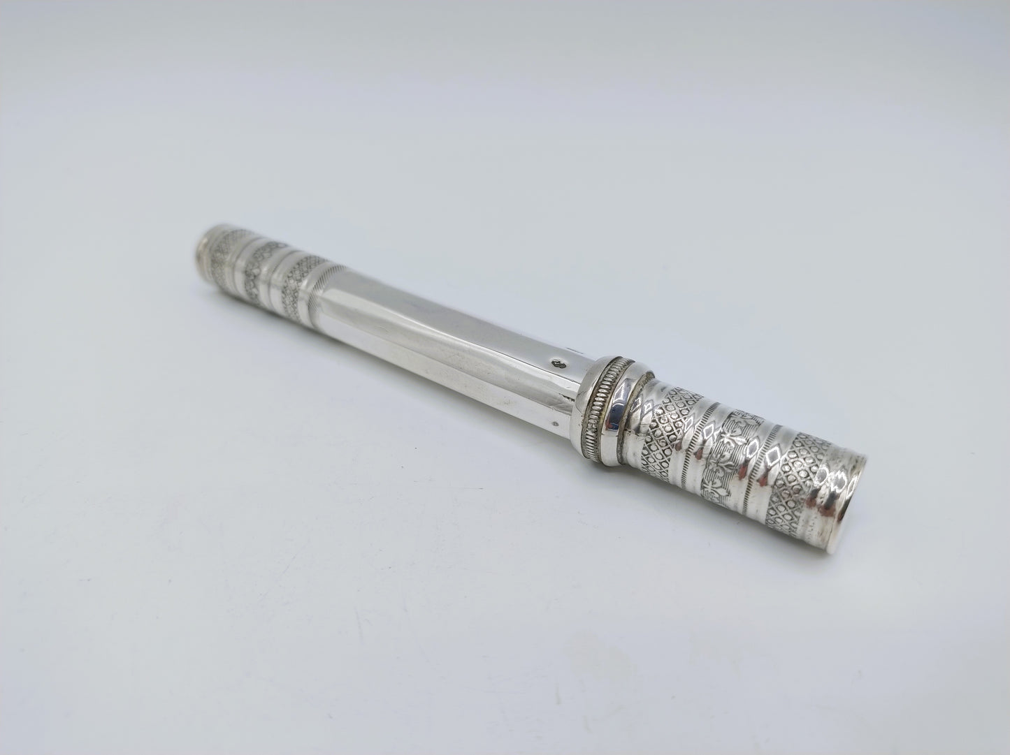 Zilveren naaldenkoker, fa. Gebr. J. en D. Veenstra, Leeuwarden, ca. 1850