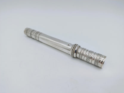 Zilveren naaldenkoker, fa. Gebr. J. en D. Veenstra, Leeuwarden, ca. 1850