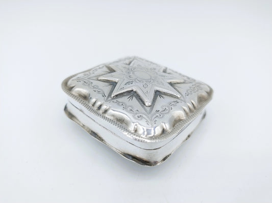Zilveren pepermuntdoosje, J.D. Wendels, Schoonhoven, 1906
