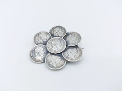 Silberne Penny-Brosche, Willem 3