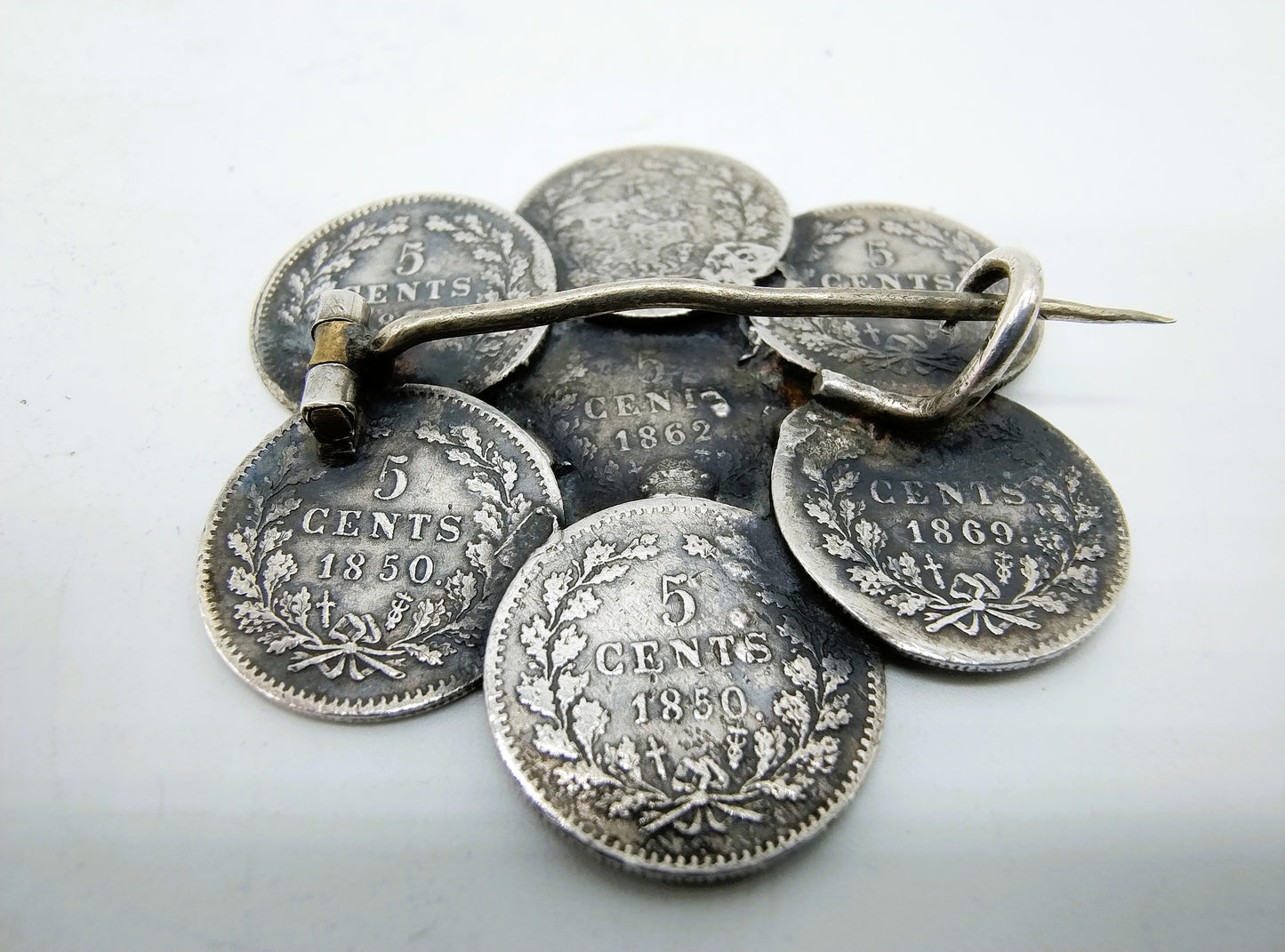 Silberne Penny-Brosche, Willem 3
