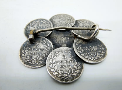 Silberne Penny-Brosche, Willem 3
