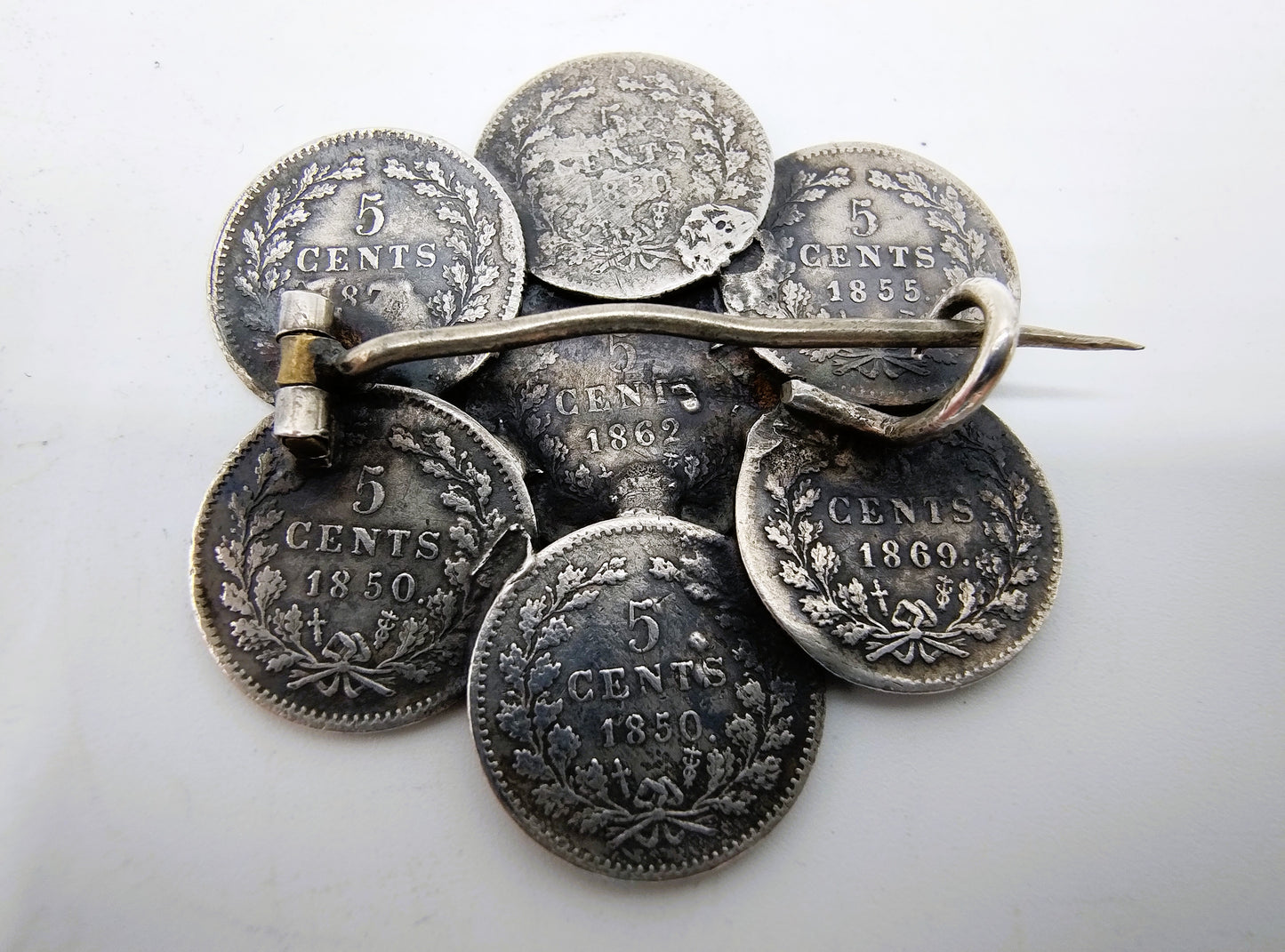 Silberne Penny-Brosche, Willem 3