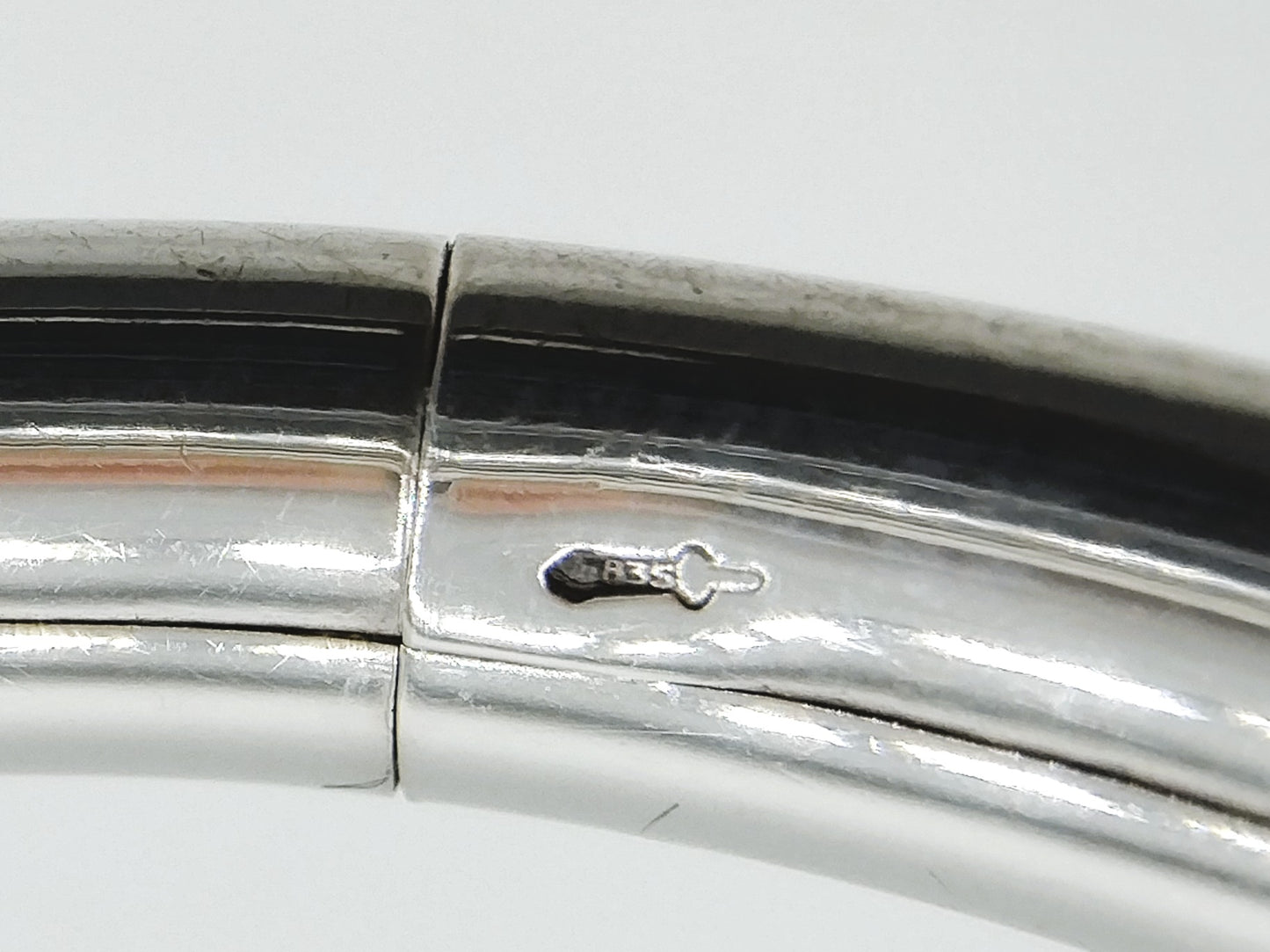 Zilveren slavenarmband, 20,5 cm