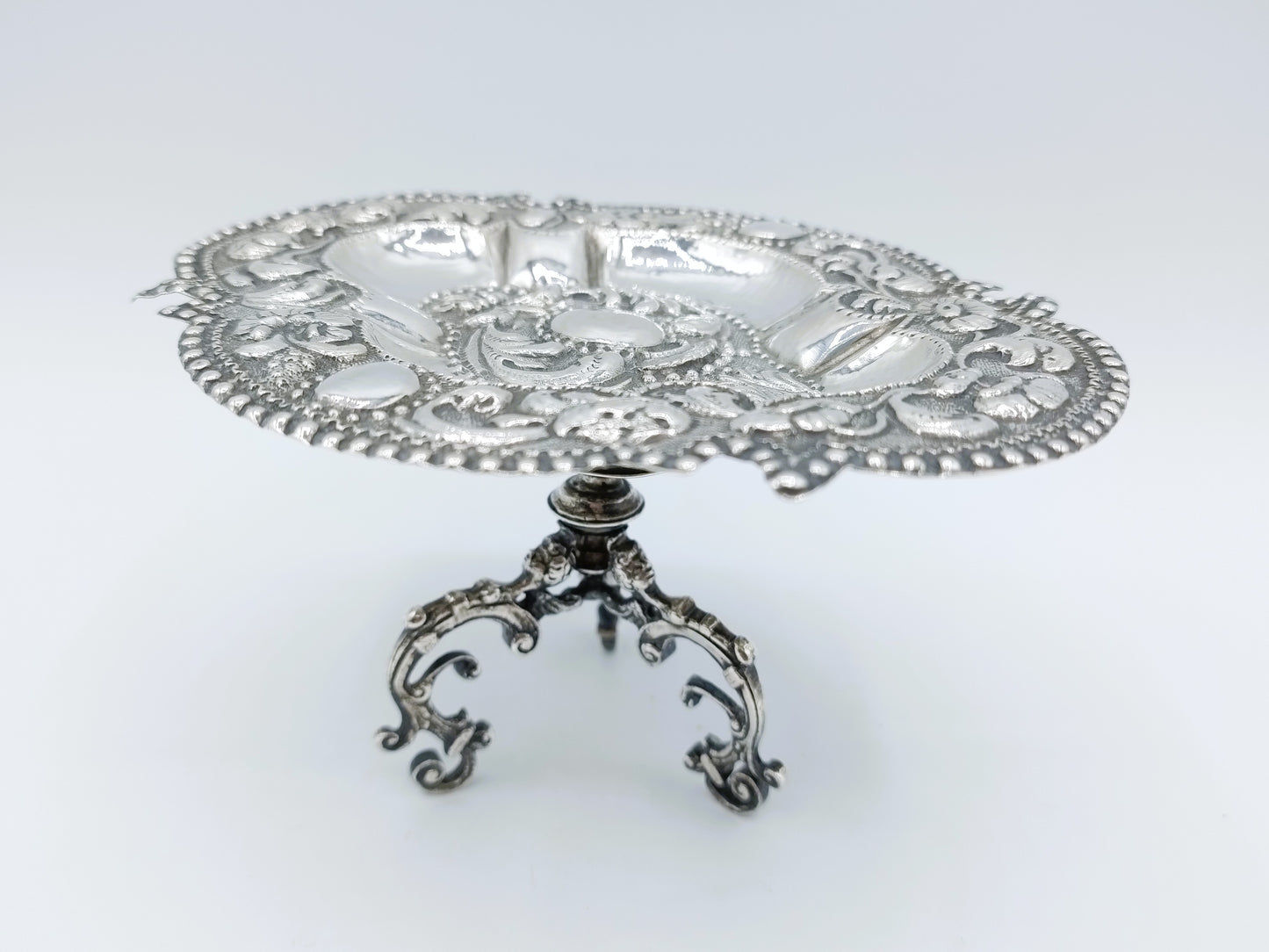 Zilveren suikertafel, A.B. Looxma, Sneek, ca. 1740
