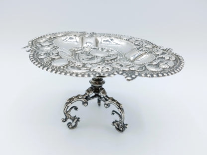 Zilveren suikertafel, A.B. Looxma, Sneek, ca. 1740