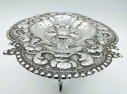 Zilveren suikertafel, A.B. Looxma, Sneek, ca. 1740