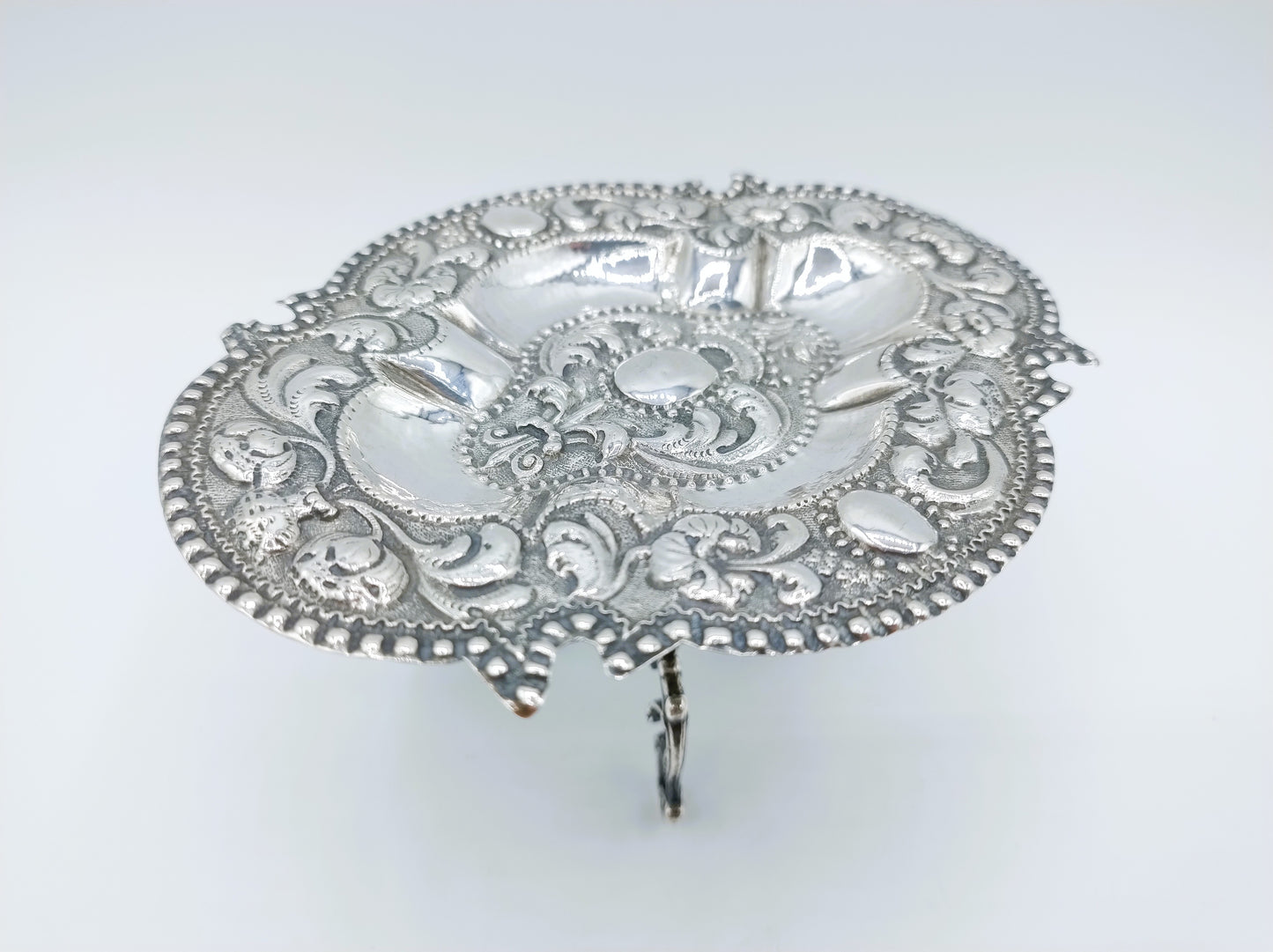 Zilveren suikertafel, A.B. Looxma, Sneek, ca. 1740