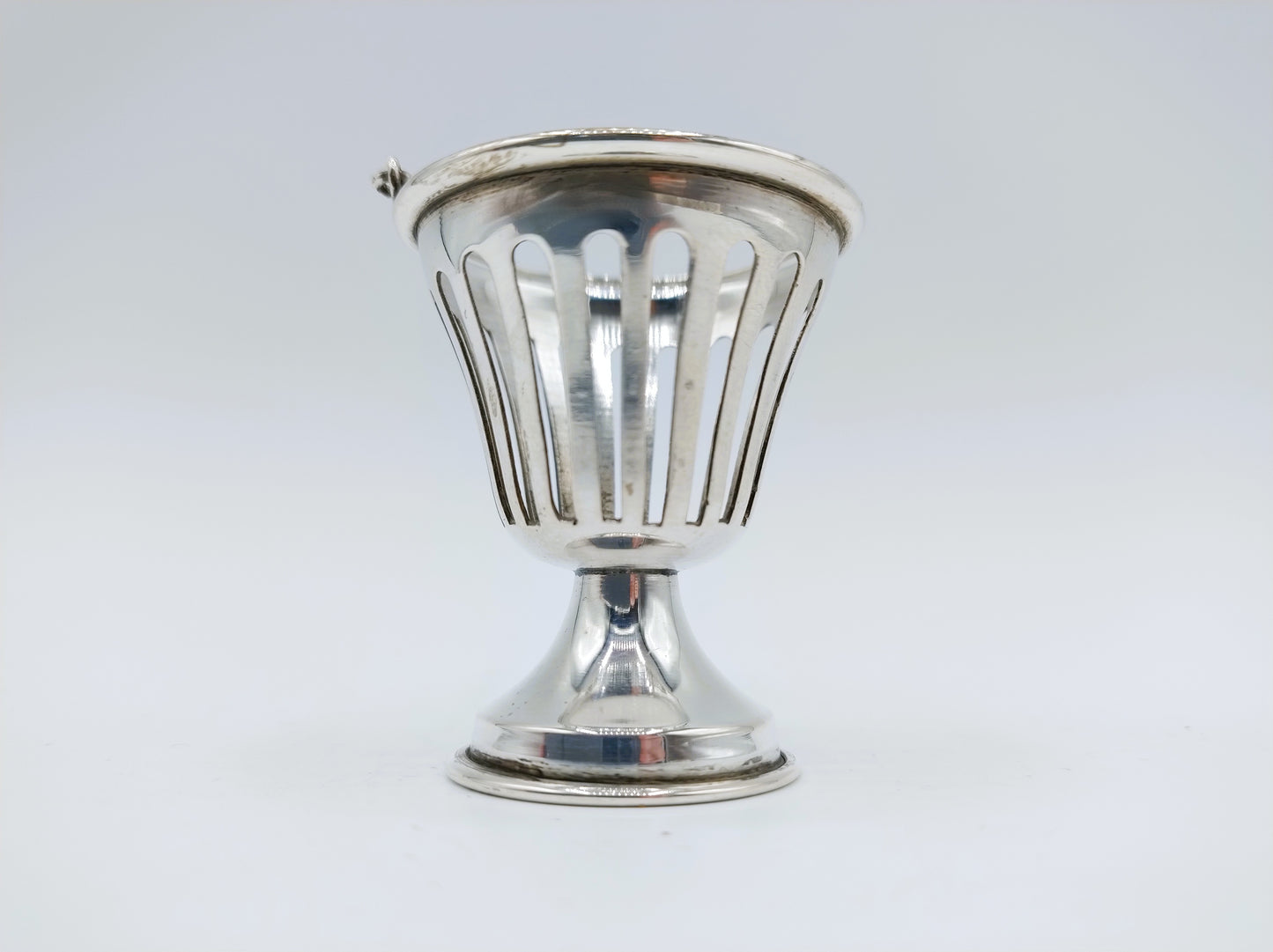 Zilveren miniatuur vuurkorf, H. Hooijkaas, Schoonhoven, 20e eeuws
