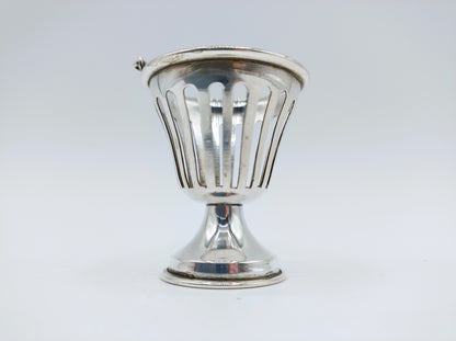 Zilveren miniatuur vuurkorf, H. Hooijkaas, Schoonhoven, 20e eeuws
