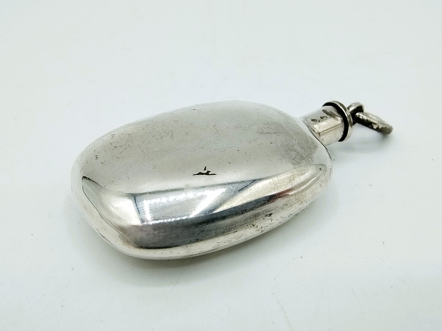 Zilveren miniatuur veldfles, Italië, 20e eeuws