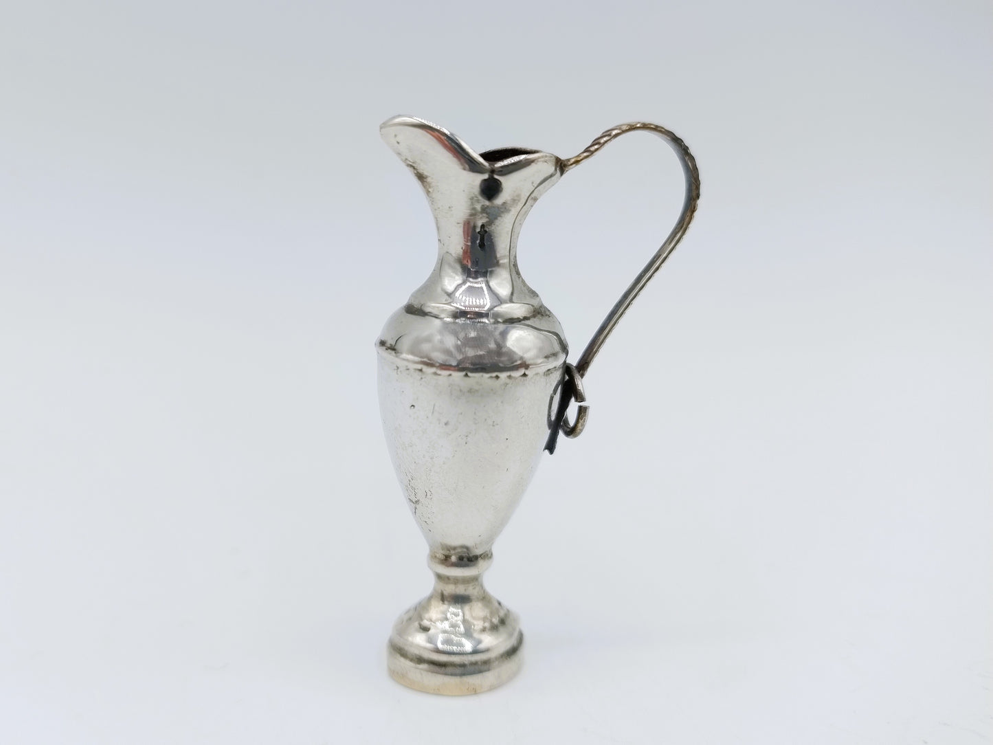 Zilveren miniatuur kan, H. Looren - de Jong, Schoonhoven, ca. 1975