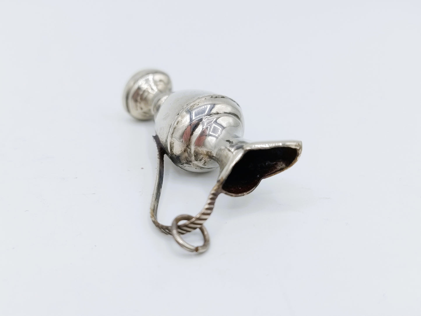 Zilveren miniatuur kan, H. Looren - de Jong, Schoonhoven, ca. 1975