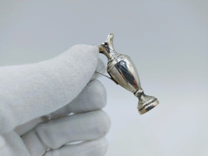 Zilveren miniatuur kan, H. Looren - de Jong, Schoonhoven, ca. 1975
