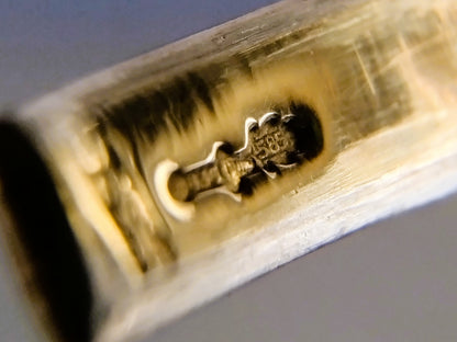 14 Karat Gold auf Silber Armreif / Sklavenarmband, 6mm
