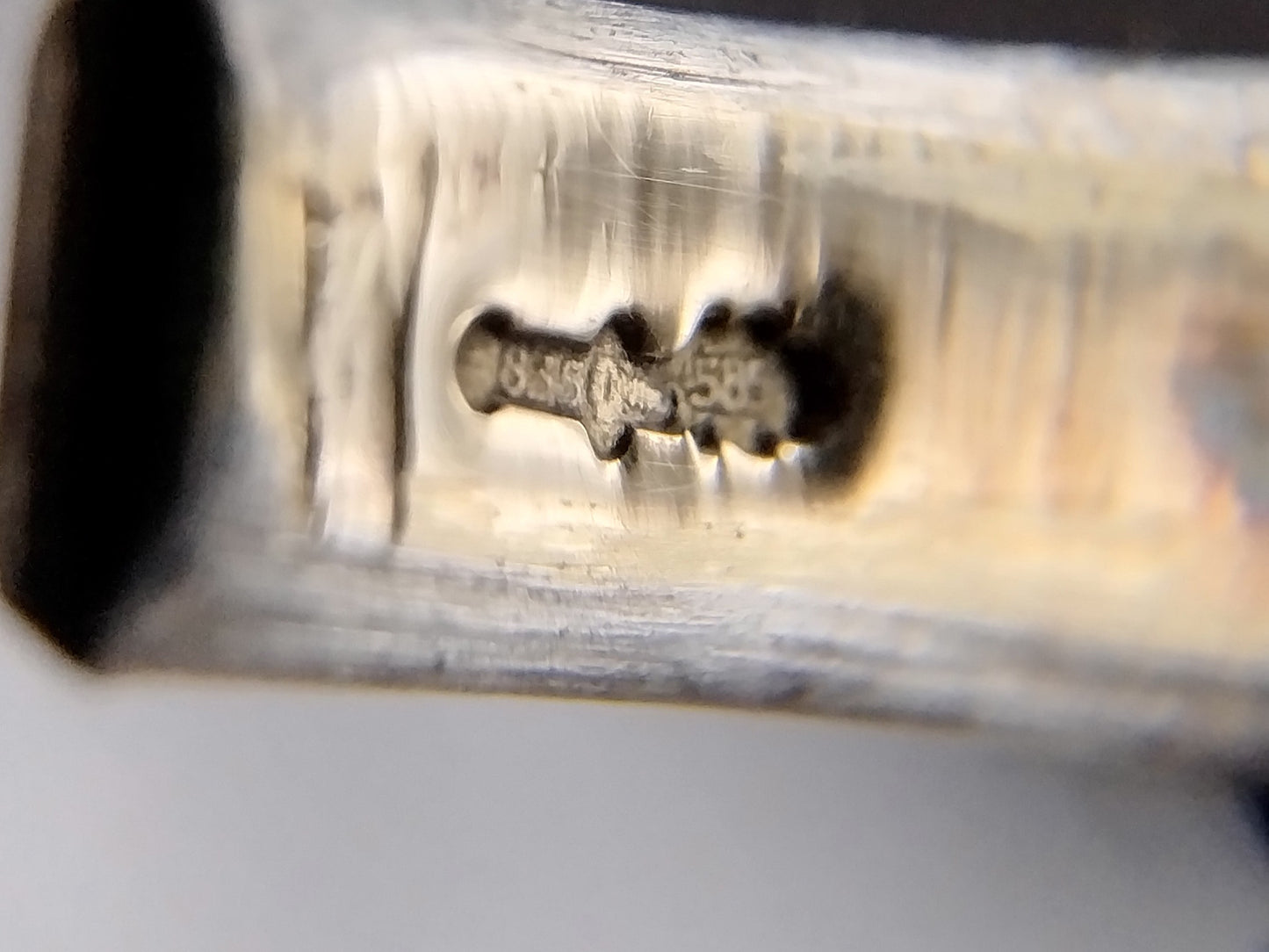 14 Karat Gold auf Silber Armreif / Sklavenarmband, 6mm