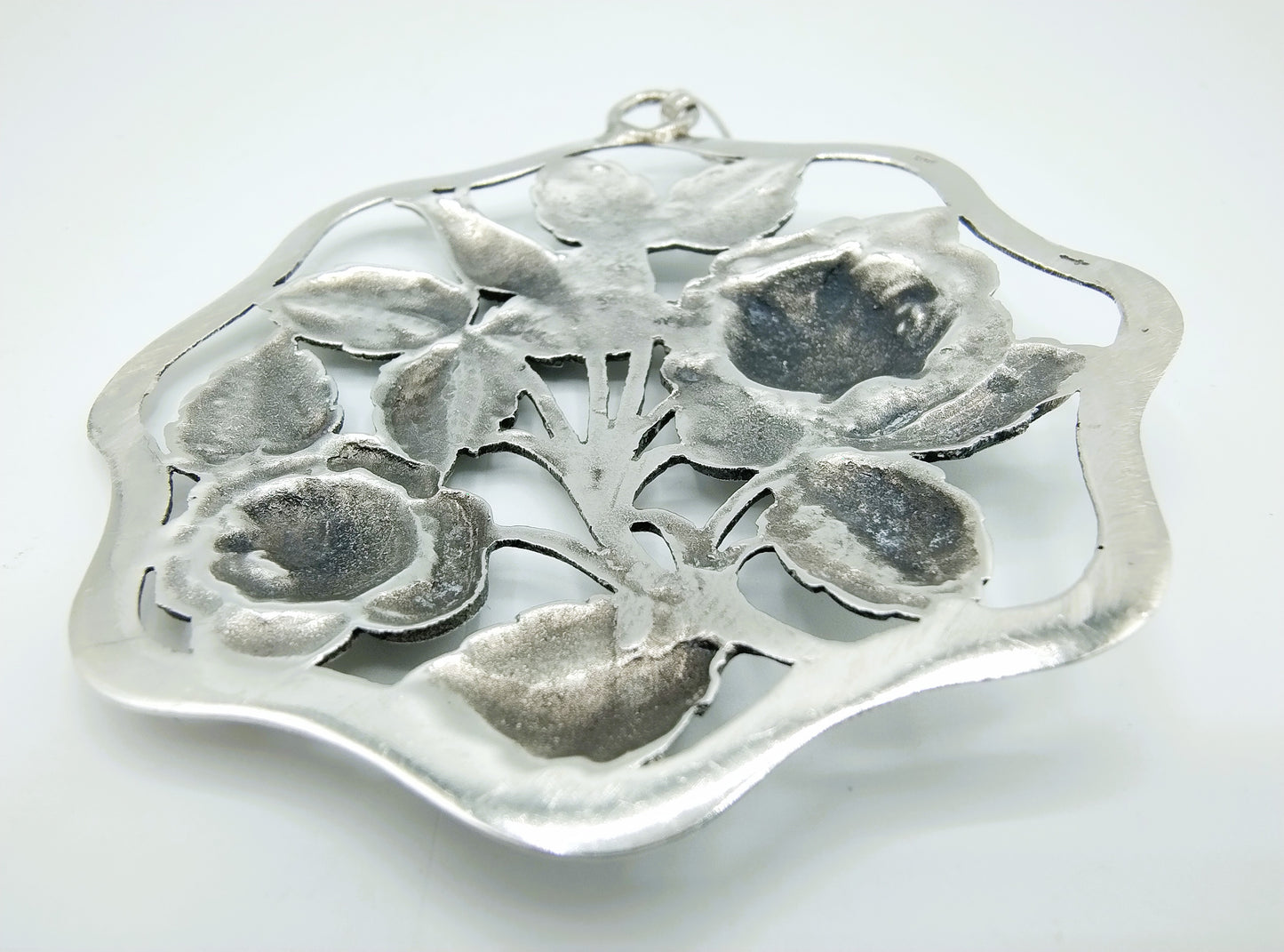 Silver flower pendant, Fa. Bijkamp and Co, Steenwijk