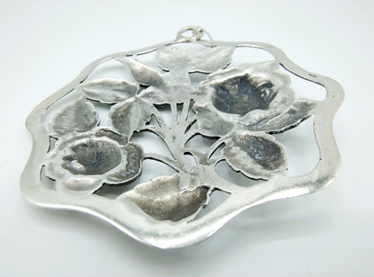 Silver flower pendant, Fa. Bijkamp and Co, Steenwijk