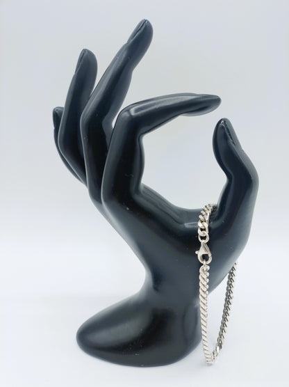 Silver men's bracelet, 925, 20.5 cm.