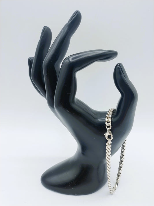Silbernes Herrenarmband, 925, 20,5 cm.