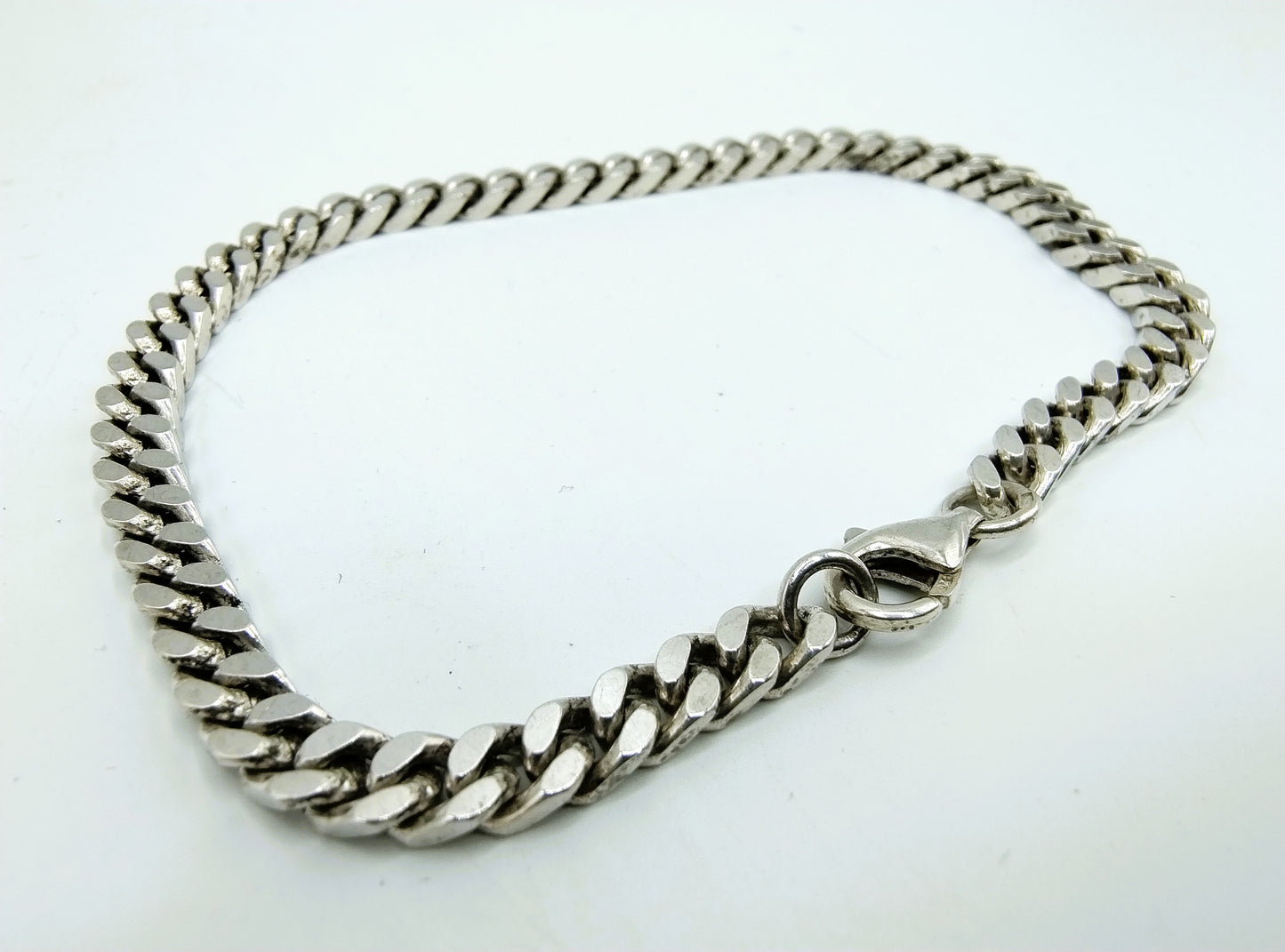 Silver men's bracelet, 925, 20.5 cm.