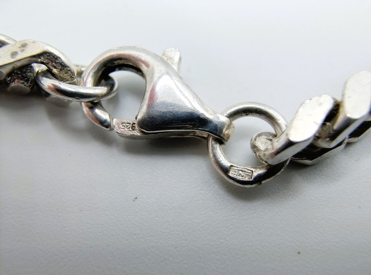 Silver men's bracelet, 925, 20.5 cm.