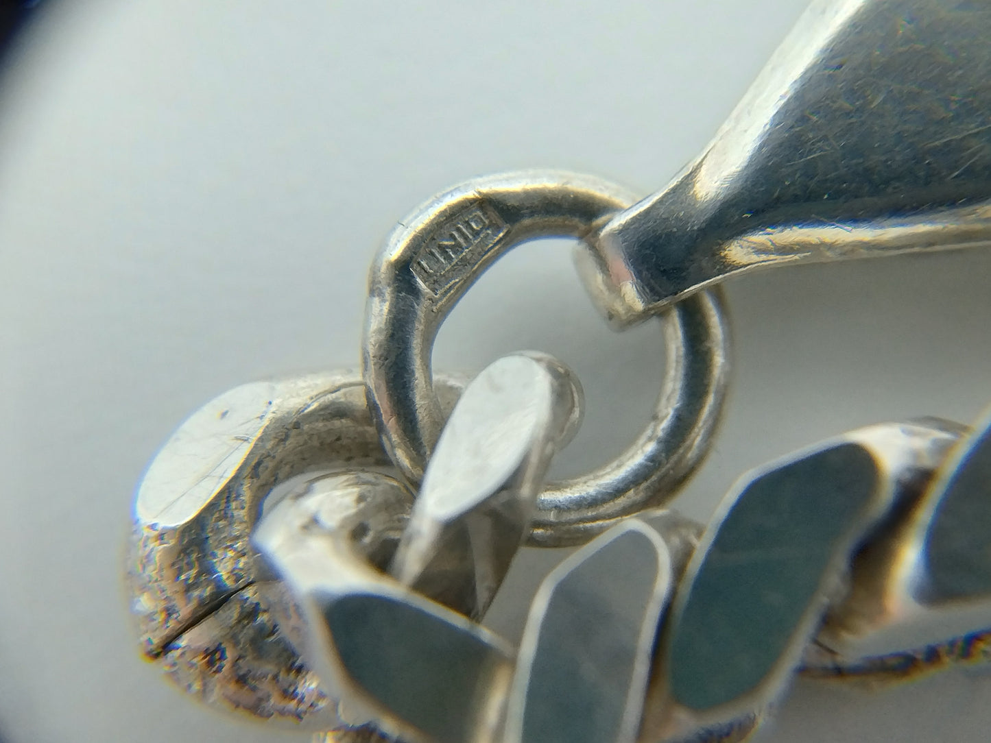 Silver men's bracelet, 925, 20.5 cm.