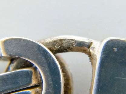 Zilveren heren armband, koningsschakel, 20 cm