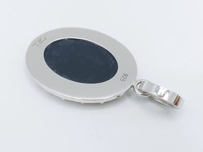 Großer Kamee-Anhänger aus Silber 925