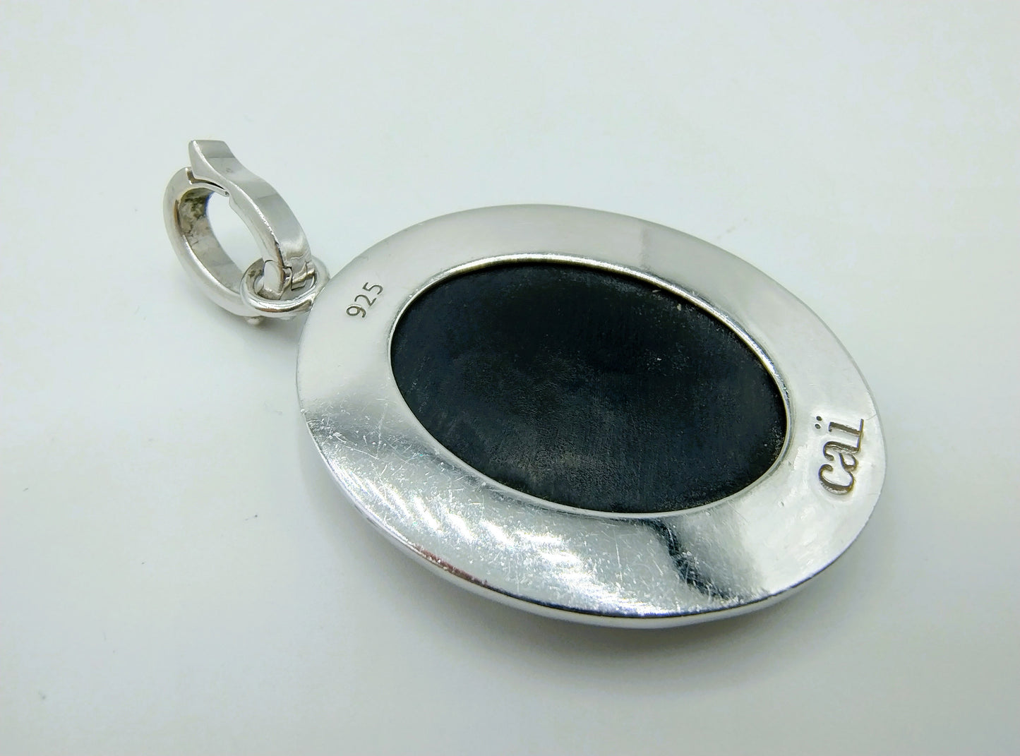 Großer Kamee-Anhänger aus Silber 925
