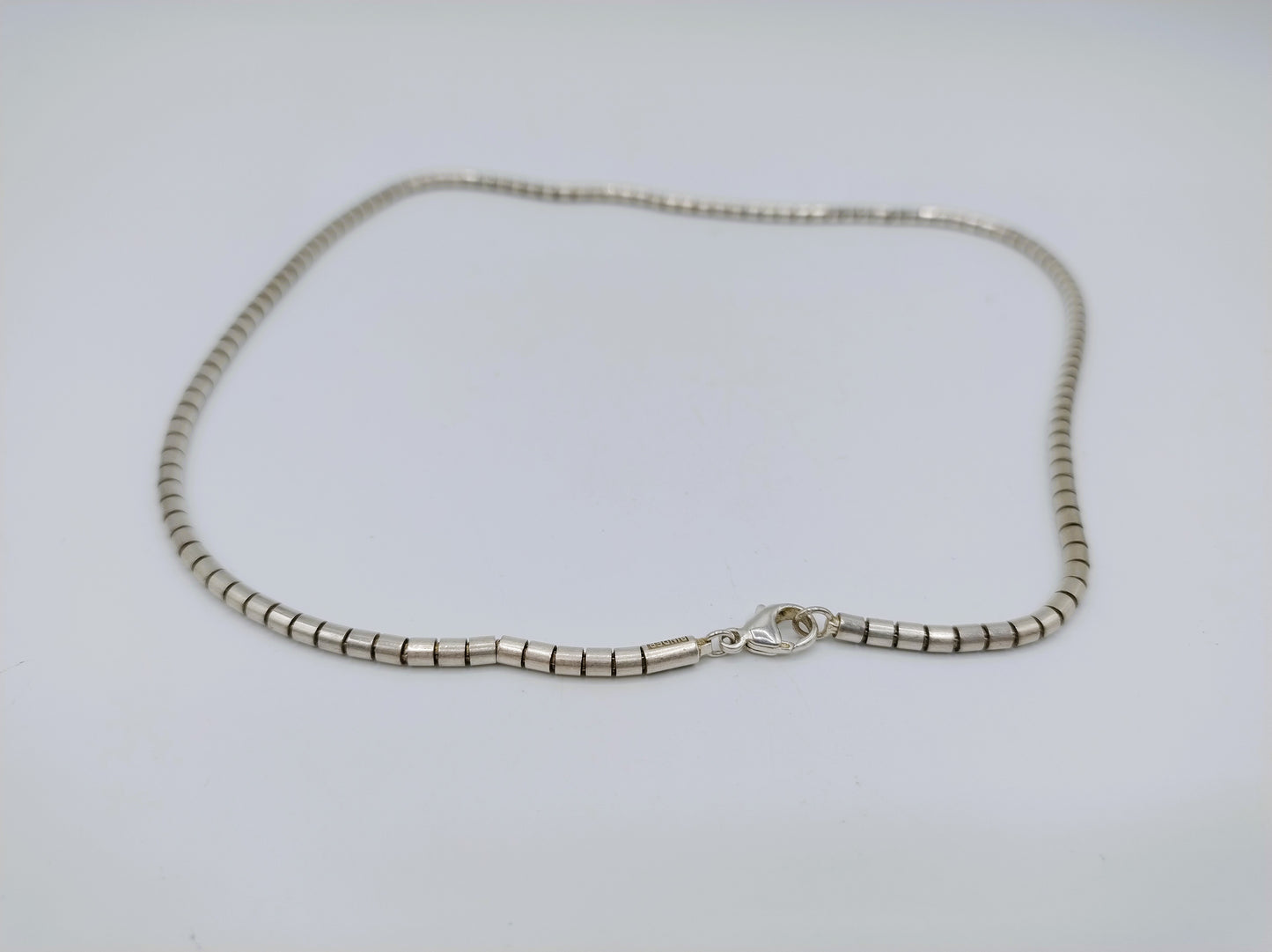 Silver snake chain, Friedrich Binder, 45.5 cm. 