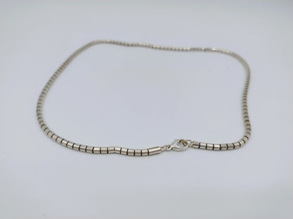 Silver snake chain, Friedrich Binder, 45.5 cm. 