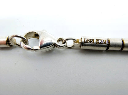 Silver snake chain, Friedrich Binder, 45.5 cm. 