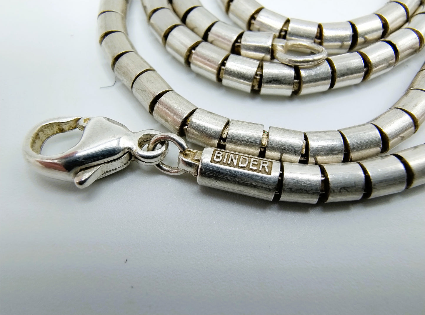 Silver snake chain, Friedrich Binder, 45.5 cm. 