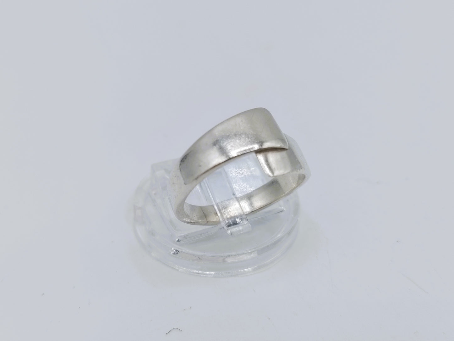 Silbernes Designarmband + Ring, 17 mm, 925
