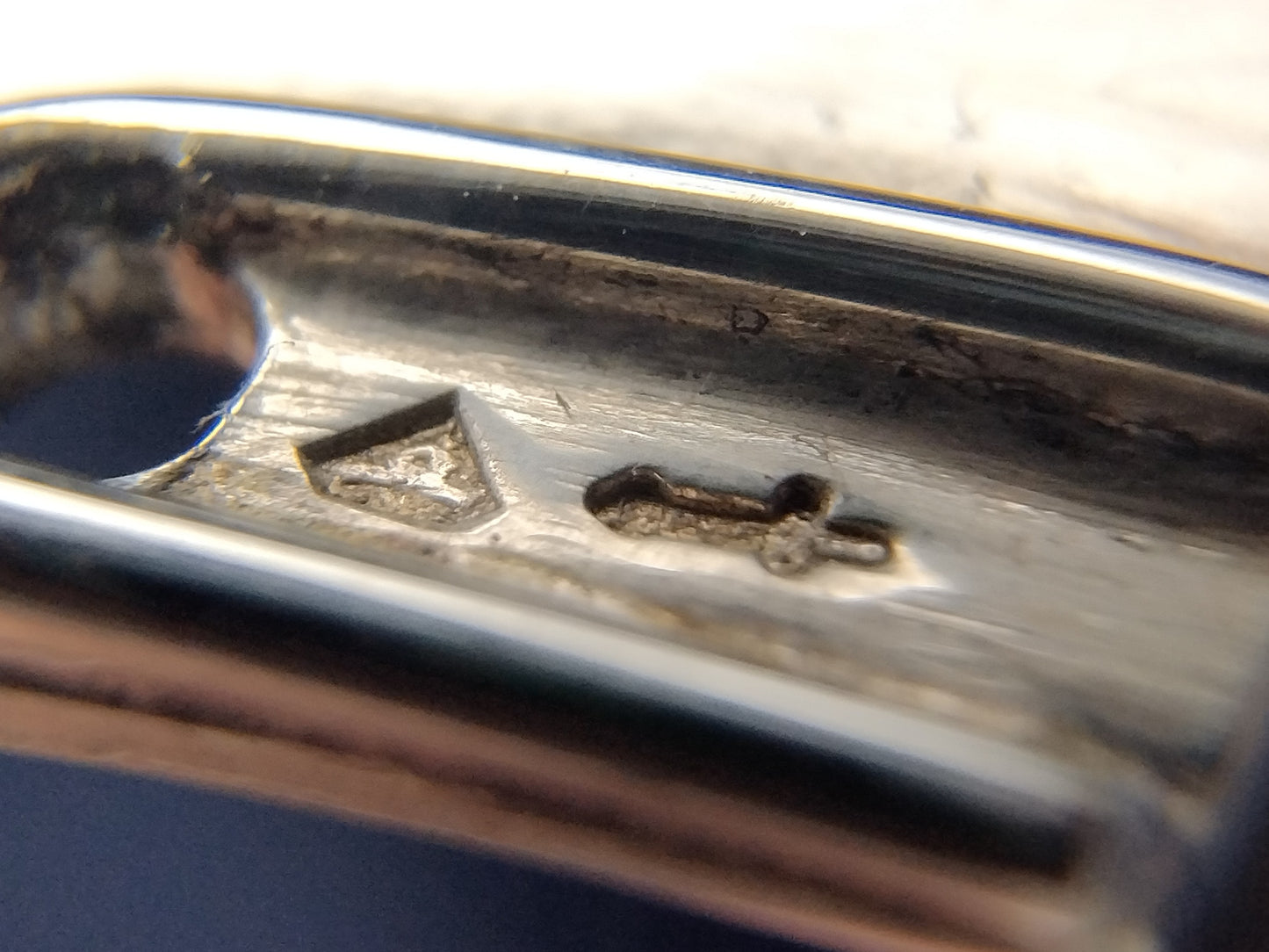 Silbernes Designarmband + Ring, 17 mm, 925