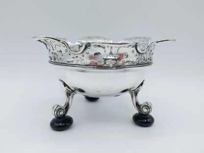 Zilveren schaal vermaakt van pijpkomfoor, C. Ketel, Amsterdam, 1744