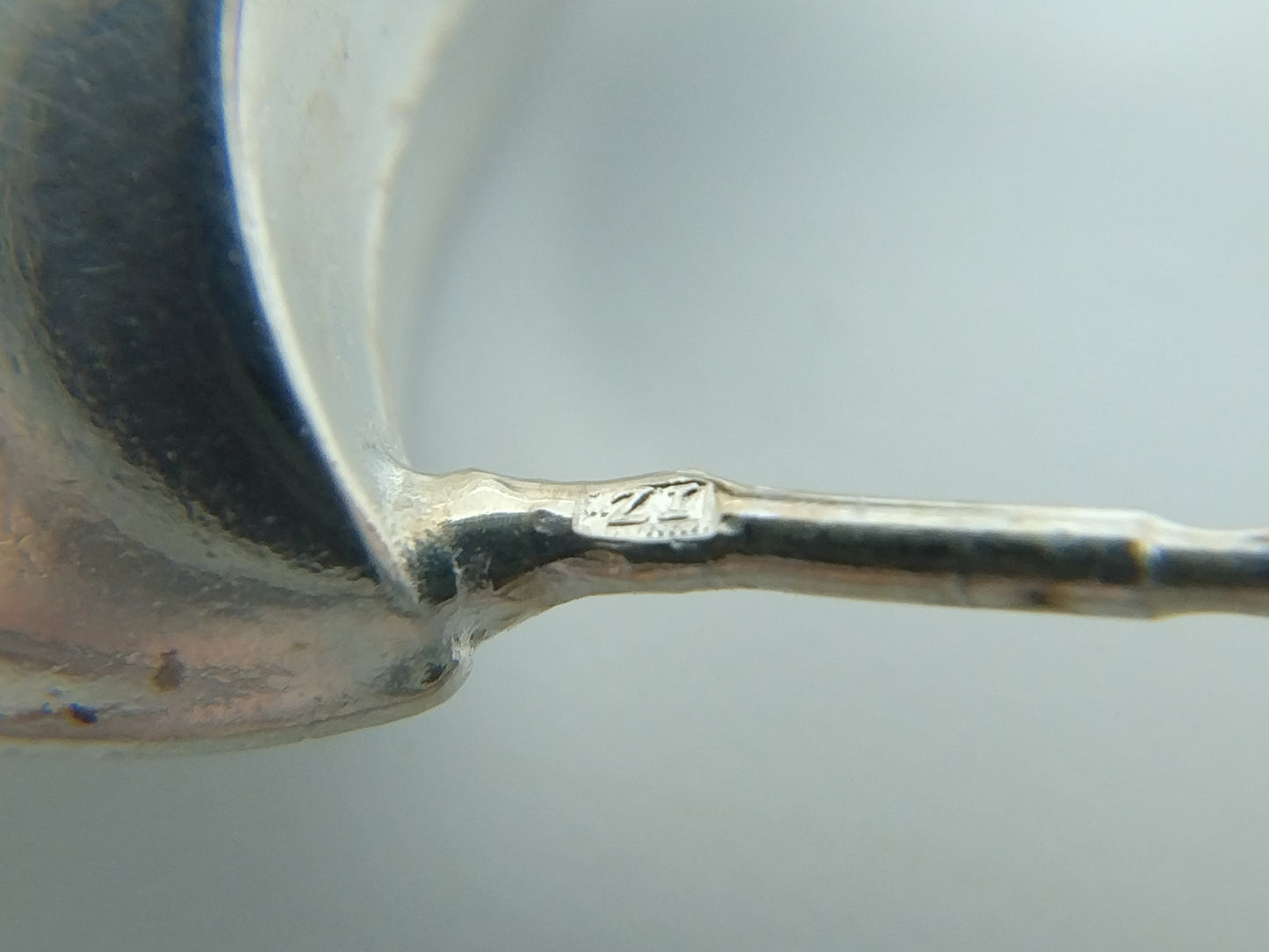 Silberohrstecker, Halbmond 925
