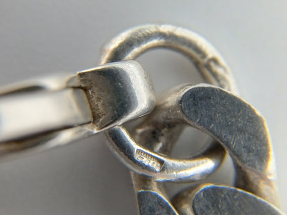Silver men's necklace, 45.5 cm