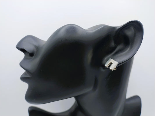 Silberohrstecker, U-Form, 925