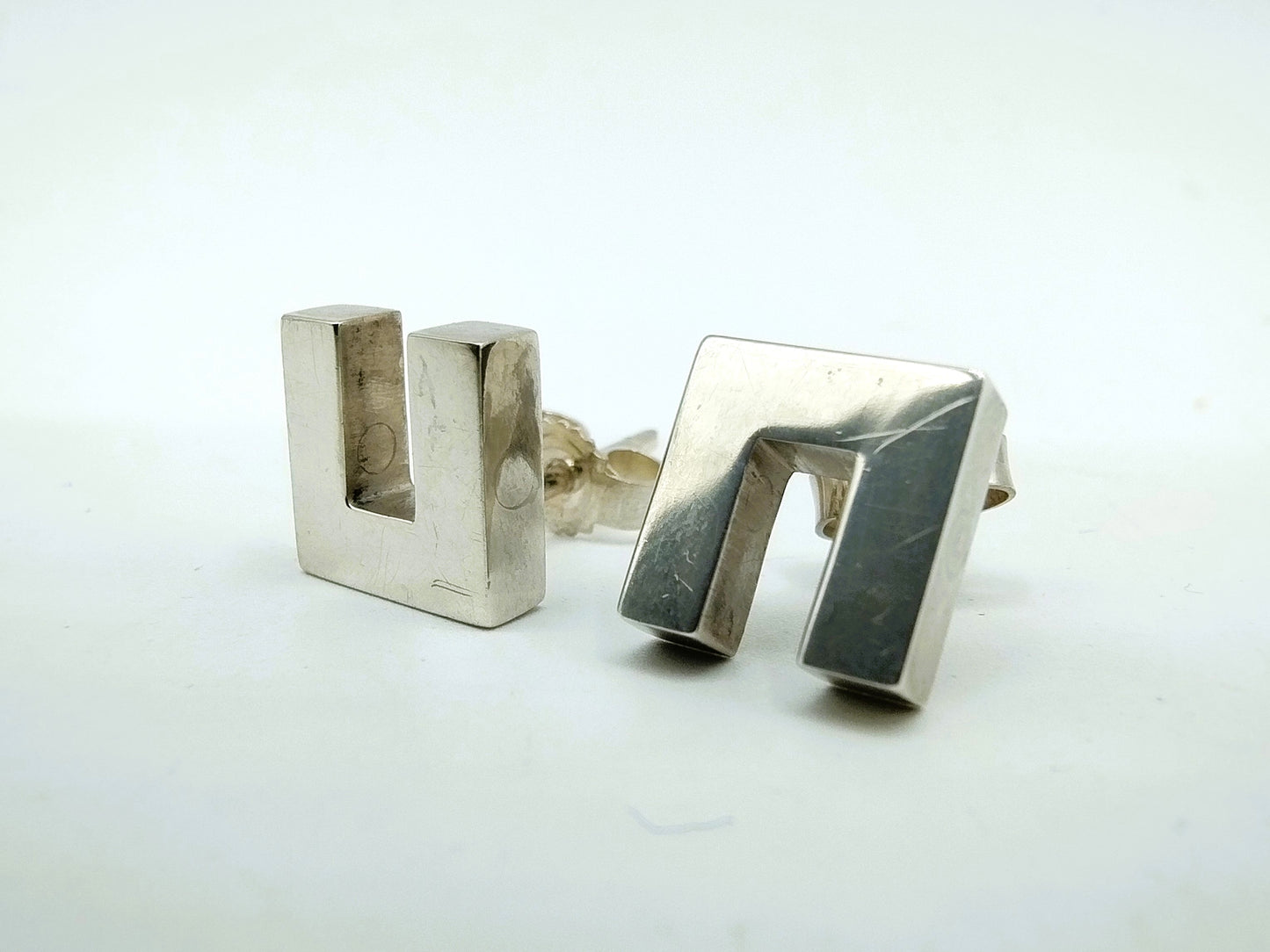 Silberohrstecker, U-Form, 925